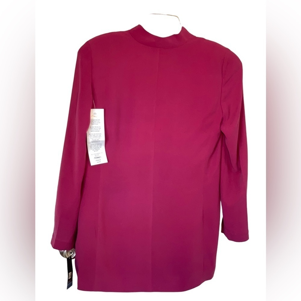 NWT - Dana Buchman Silk button up Blouse. Size 14 New old stock - Picture 6 of 9